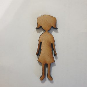 Girl Silhouette 30mm Pack of 5