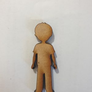 Boy Silhouette 50mm Pack of 5