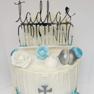Personalised Christening Cake Topper