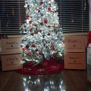 Christmas Eve Box Snowflake Box