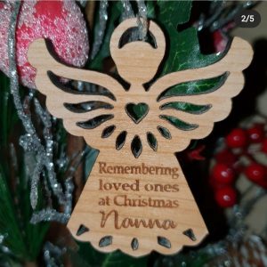 Personalised Angel Christmas decoration