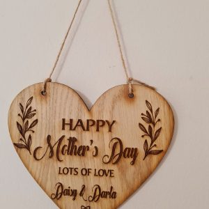 Personalised Mother's Day hanging sign