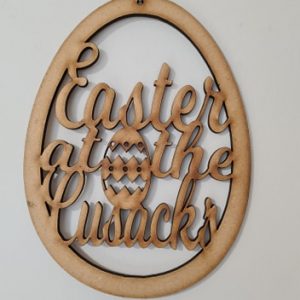 Large Personalised Easter Sign