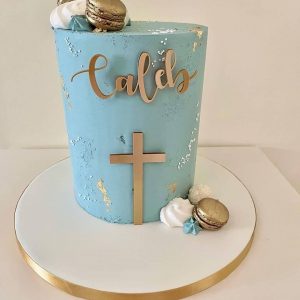 Cake charm name and cross