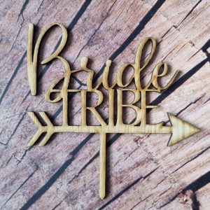 Bride Tride Cake Topper