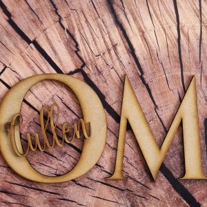 Home sign with surname