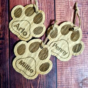Dog paw decorations 🐾