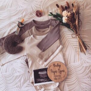 Baby announcement disc