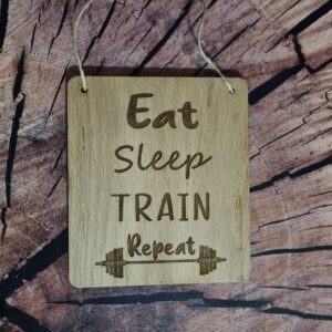 Eat,sleep,train repeat sign