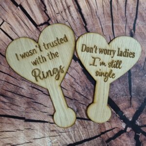 Pageboy - Flowergirl Paddle sign