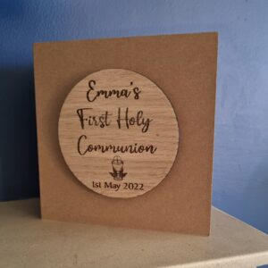 First Holy Communion Card