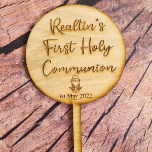 Wooden Disc Topper
