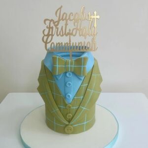 First Holy Communion Cake Topper Personalised
