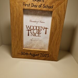 First day of school frame