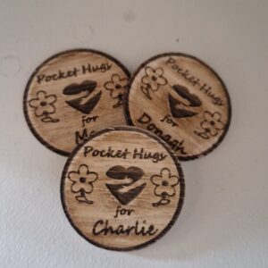 Pocket Hugs for Mam, Dad etc (Name interchangeable)