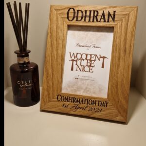 Personalised Communion / Confirmation Frame Bold Font