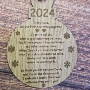 First Christmas to my daddy