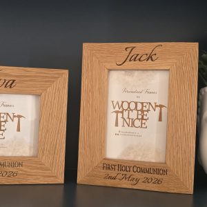 Personalised Communion -  Confirmation Frame Italic writing.